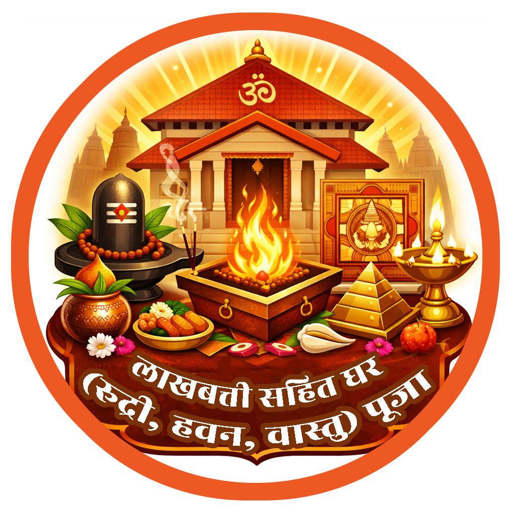 Home (Rudri, Havan, Vastu) Puja with Lakhbatti